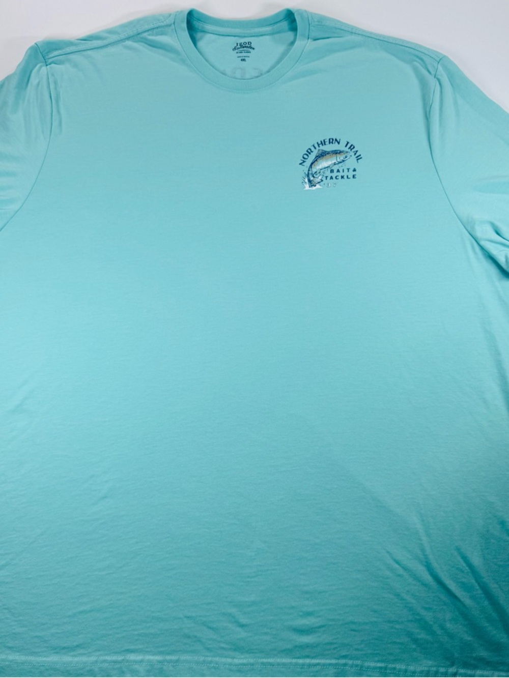 ❌SOLD❌IZOD Saltwater Men Relaxed Classics Trout Graphic SS T-Shirt 4XL Cotton